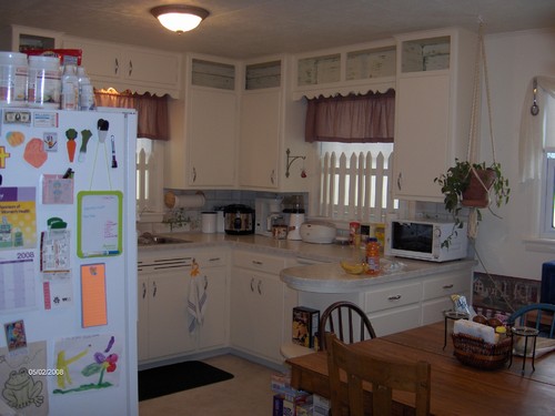 kitchen this is taken from living room.  very open.