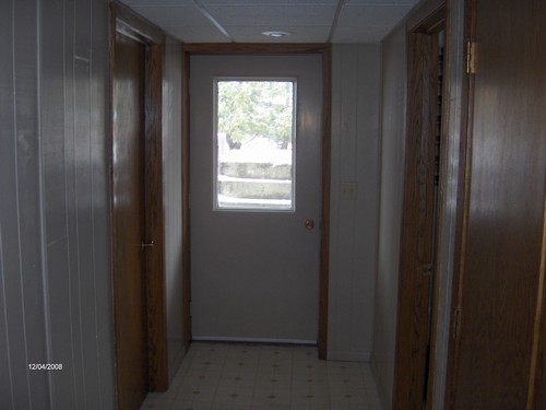 outside entrance this is the walk out from the basement.