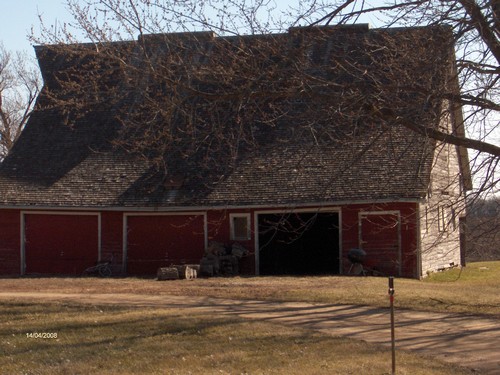 barn has cement floor.