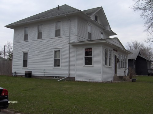 side of house located on a huge corner lot.
