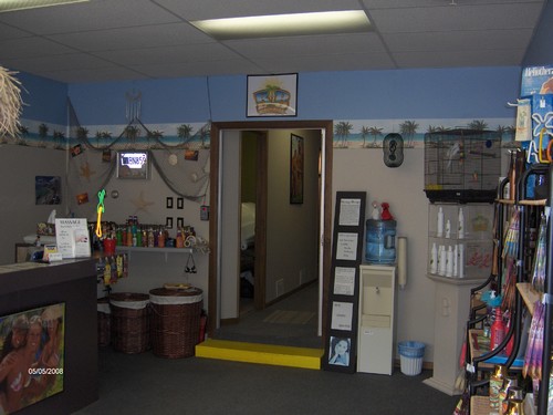 front reception area