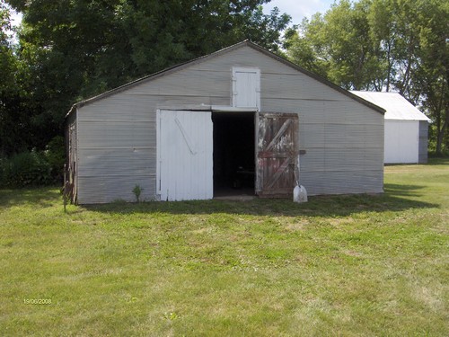 dry building with cement floor