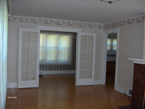 view of den from living room.