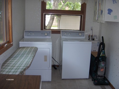 main floor laundry