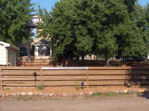 privacy fence.