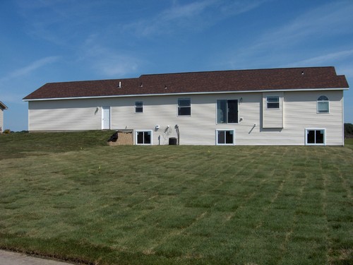 back of house lots of windows and lots of space