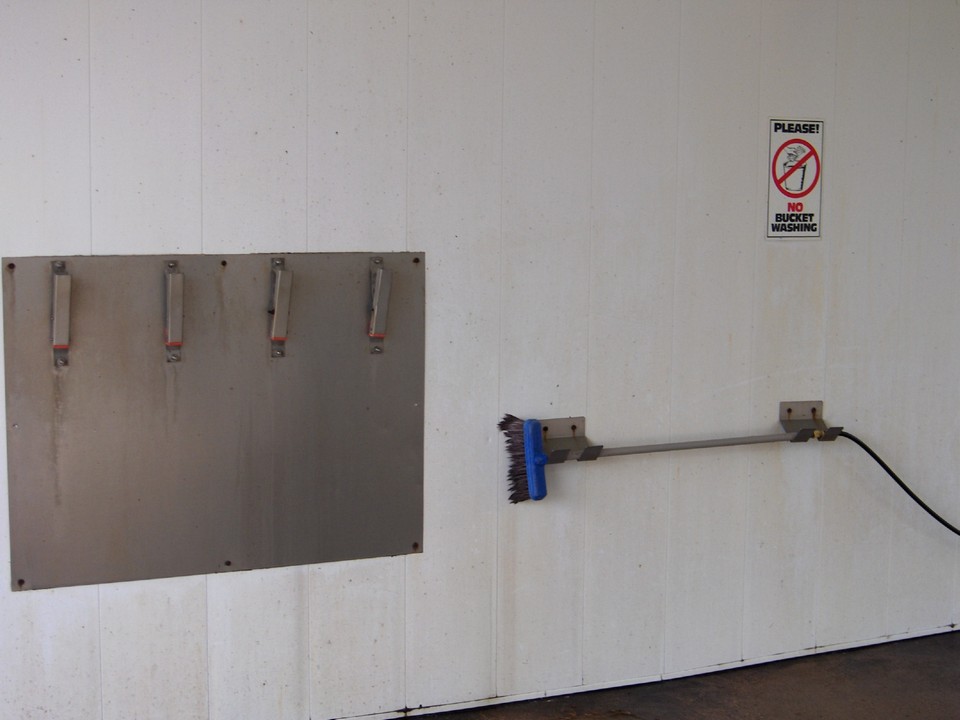 again, one of two self serve bays.