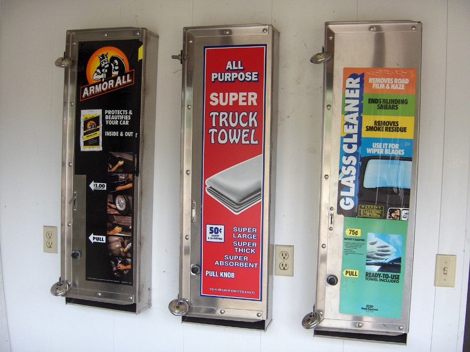 vending machines.