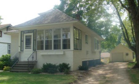 front of house. garage and patio to the back.