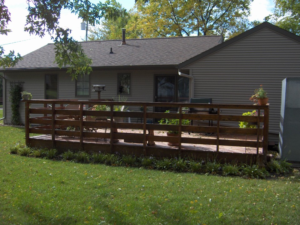 l shaped deck.