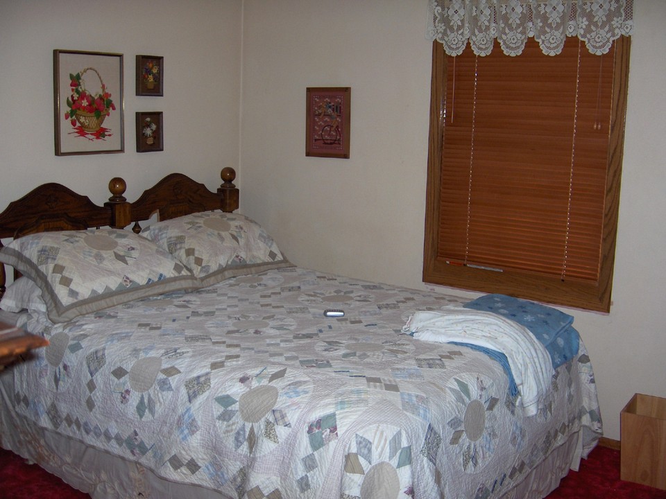 one of the bedrooms.