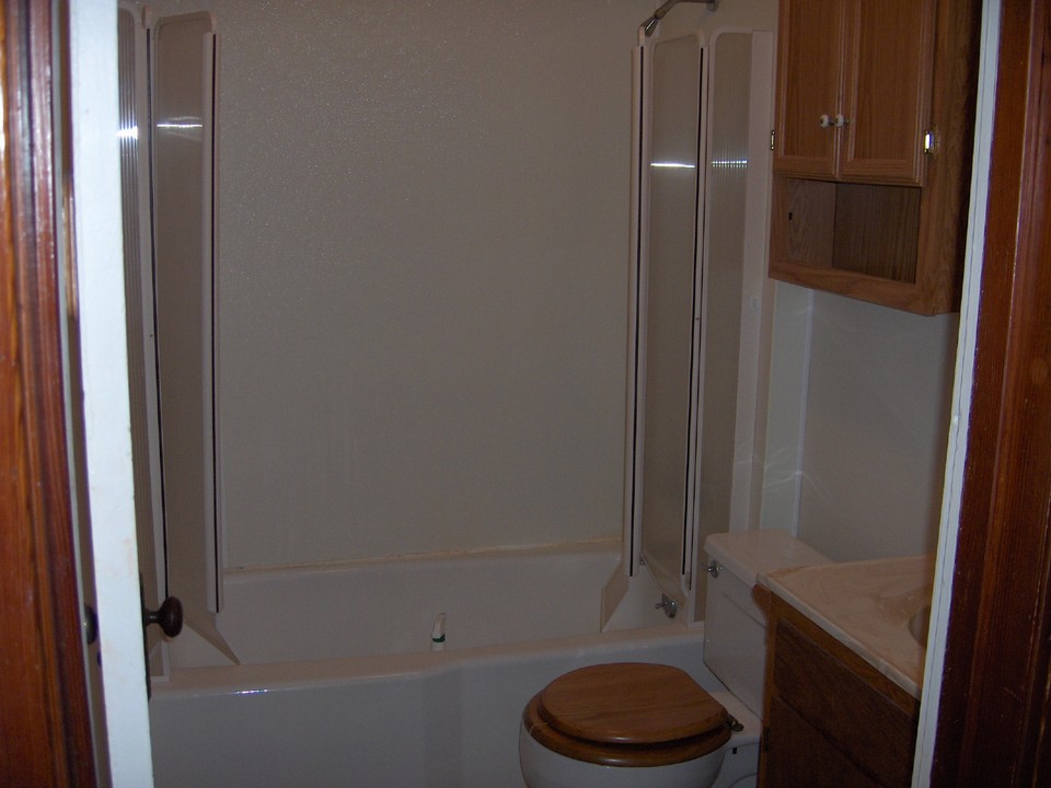 up stairs bathroom.