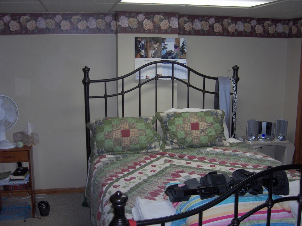 basement bedroom