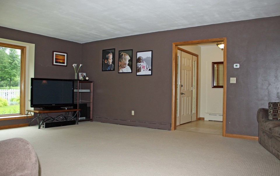 living room you can see the front entry.