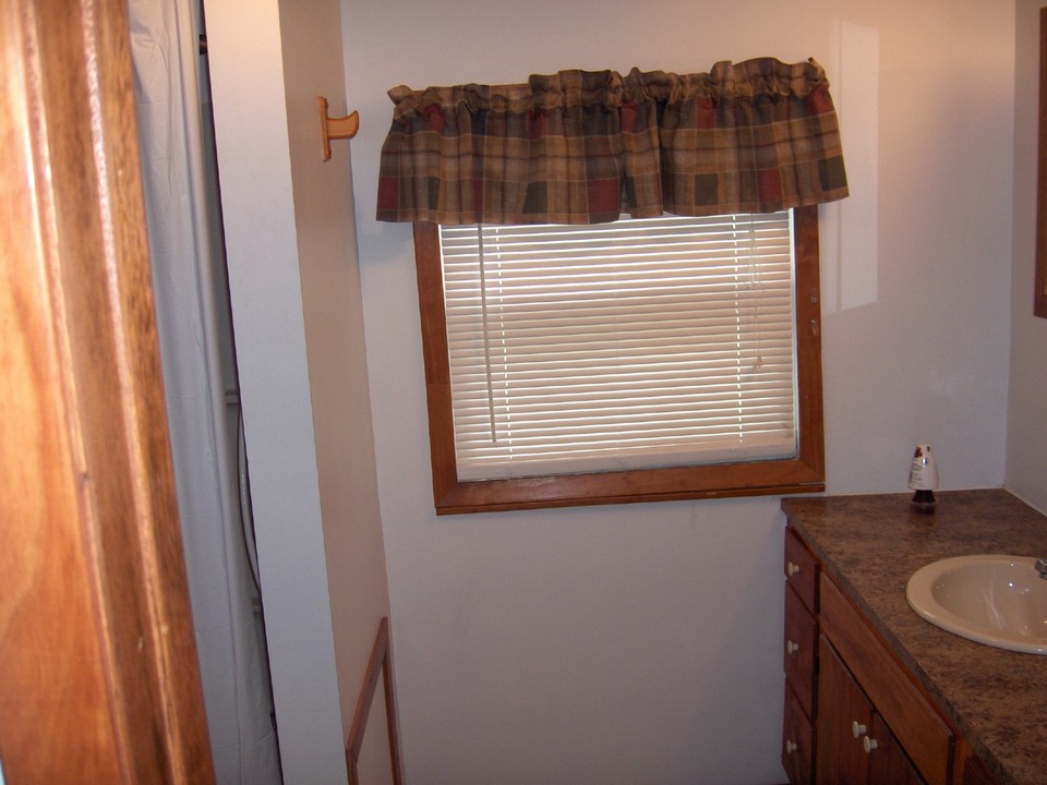 bathroom main floor.  full tub and shower.