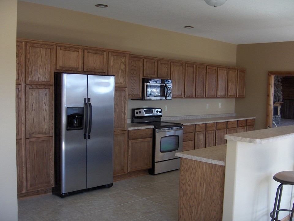 center island in kitchen area