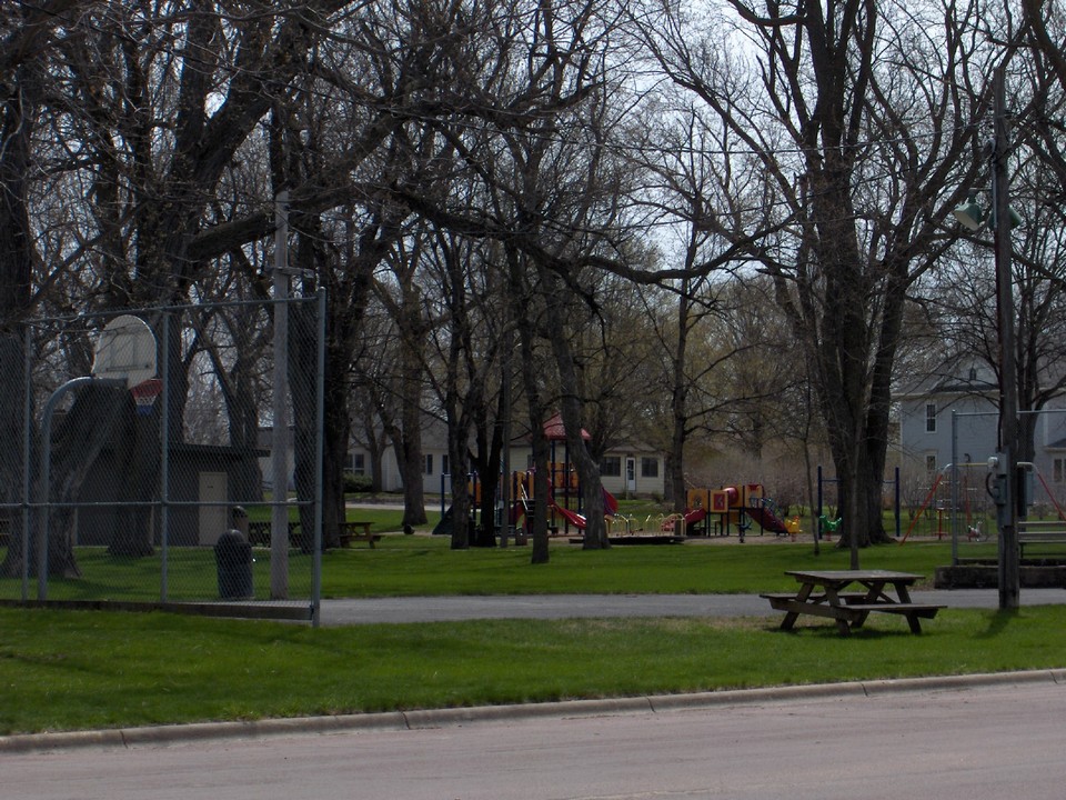 view from front of house to the park