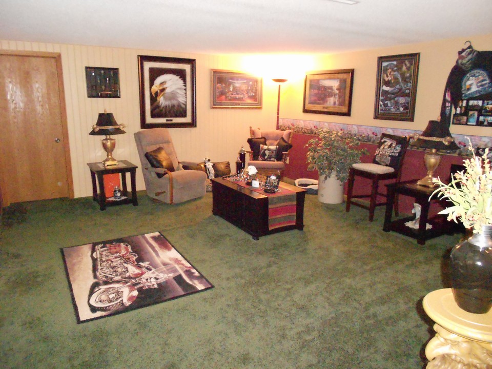 basement family room