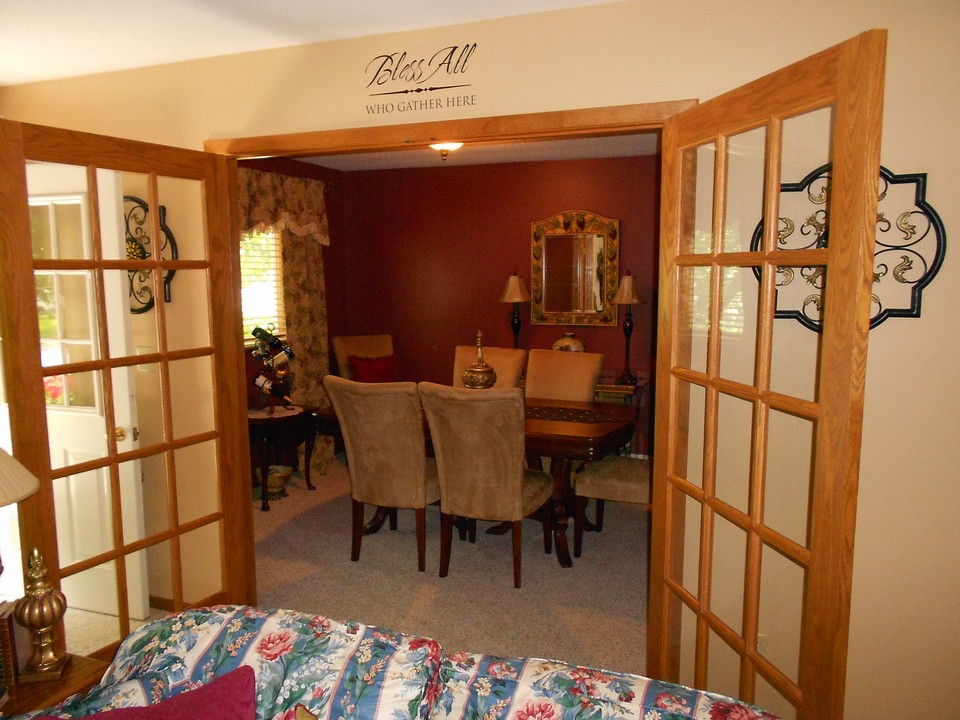 formal dining room could also be an office or a fith bedroom