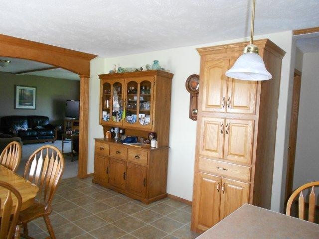 open dining area