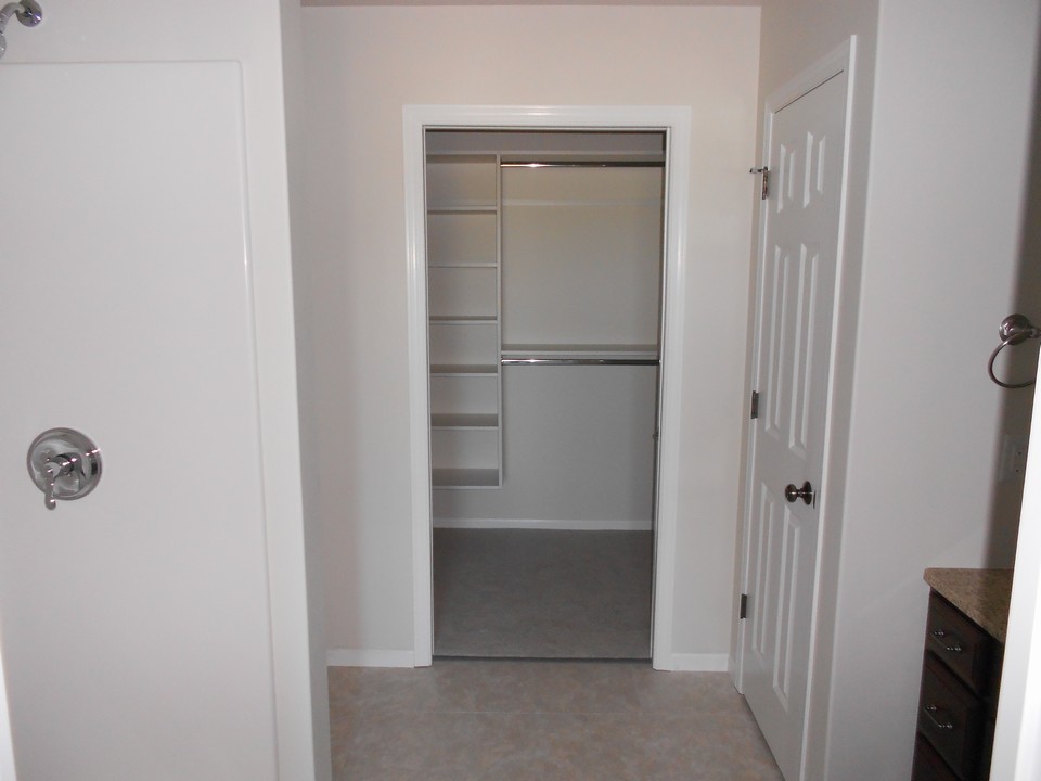doorway to master bath and walk in closet