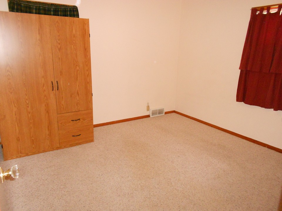 one of two bedrooms