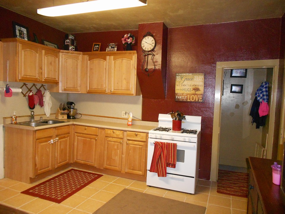 kitchen with lots of cupboards