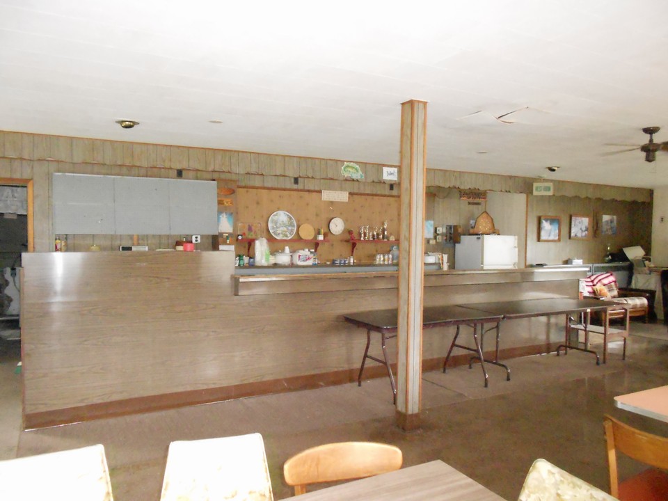 lower level great room for a family gathering.
