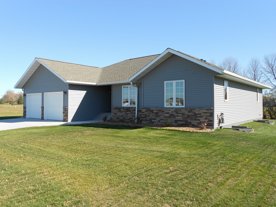front of home 2 egress windows in basement