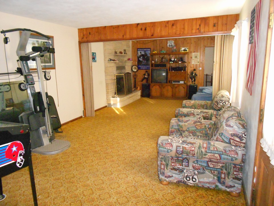 basement family room