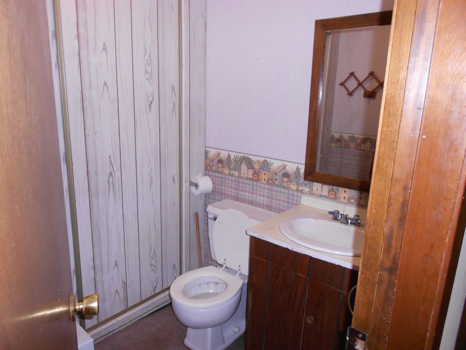 half bath on lower level