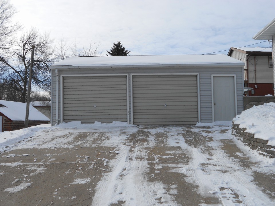 large 2 car garage