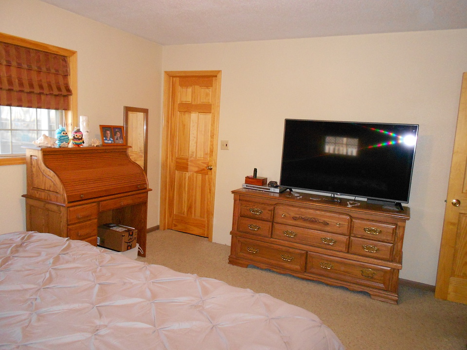 master bedroom door to bathroom