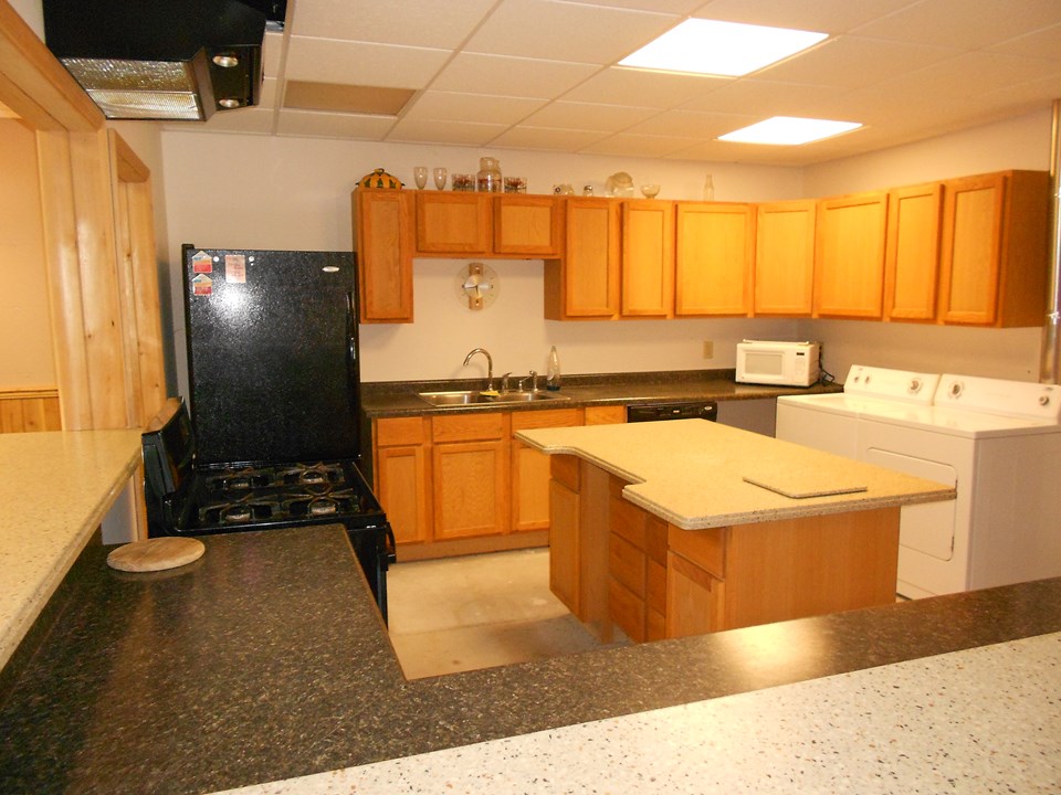 kitchen and laundry