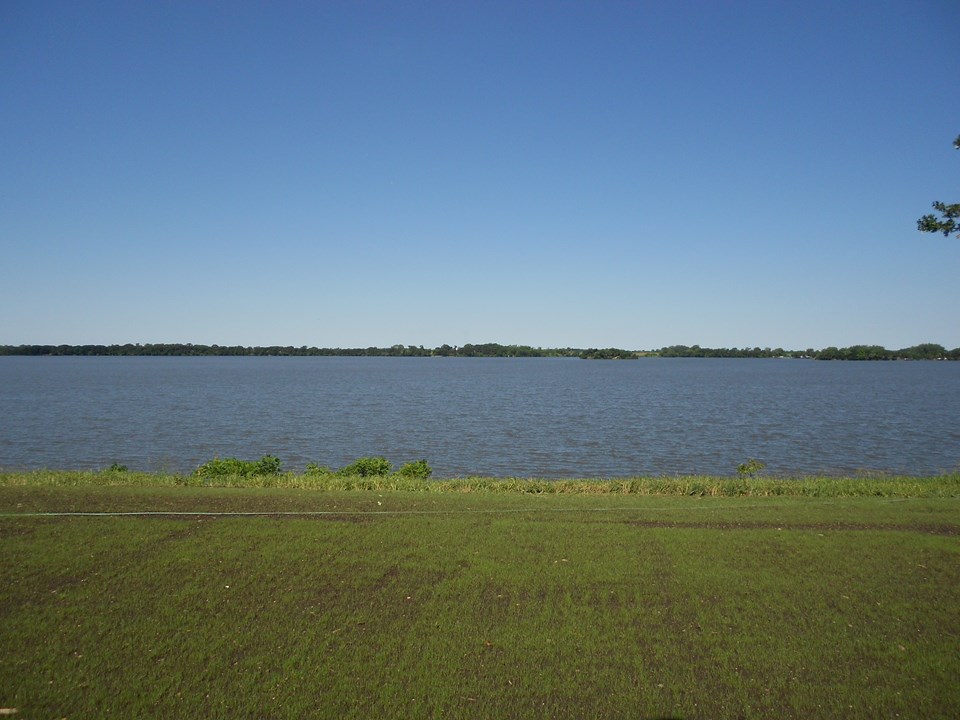 view from the patio