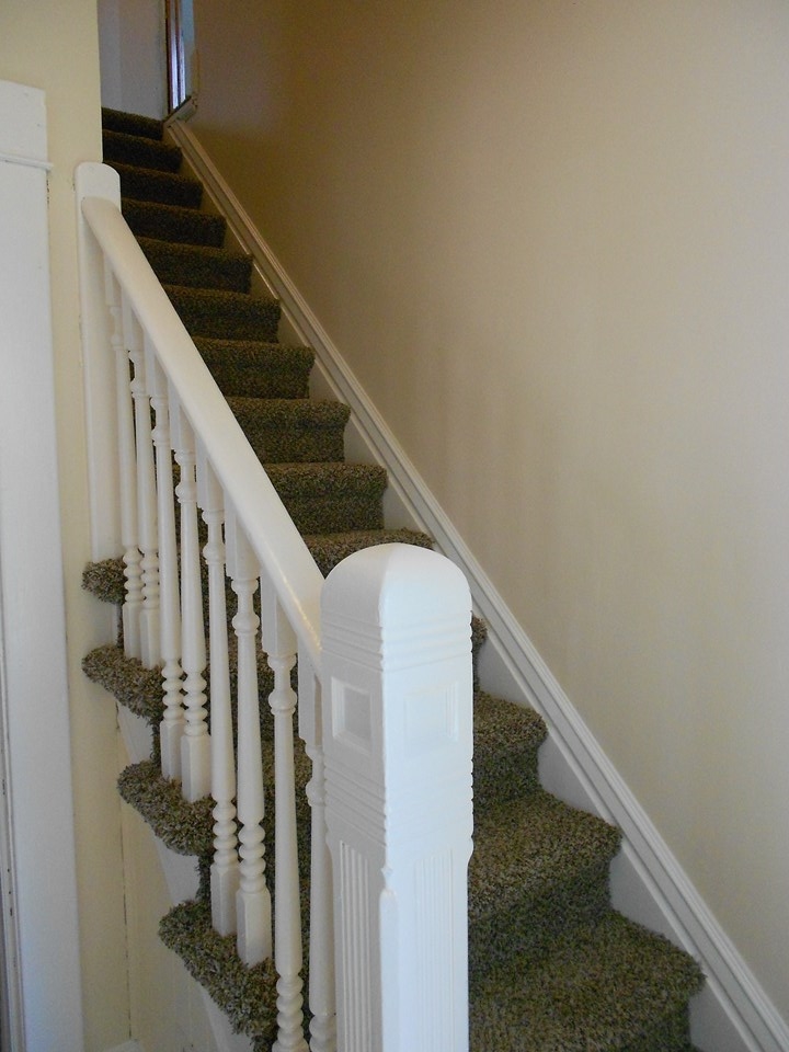 stairway new carpet.