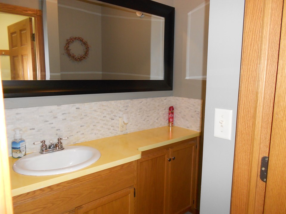 half bathroom on main floor