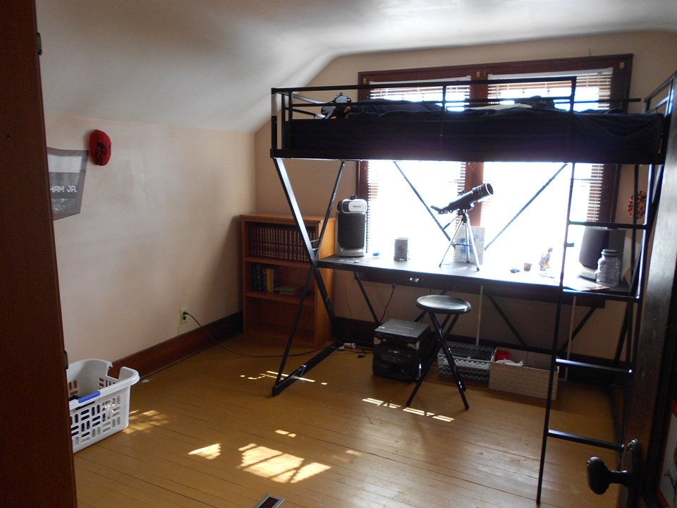 upstairs bedroom
