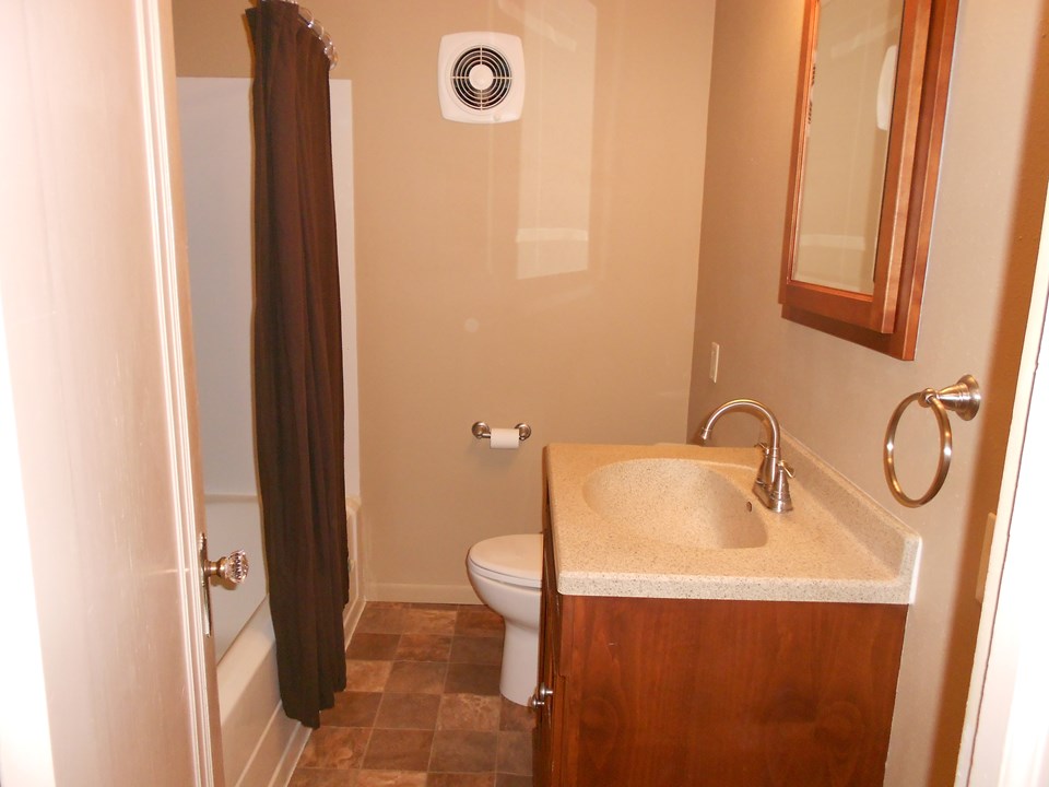 newly remodeled bathroom