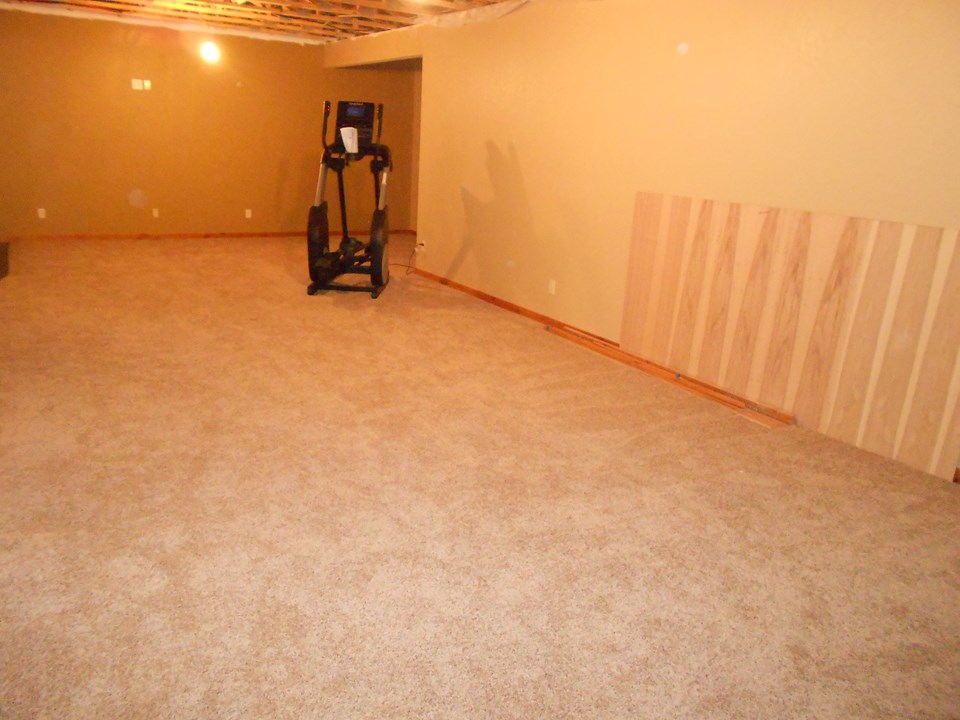 basement family room