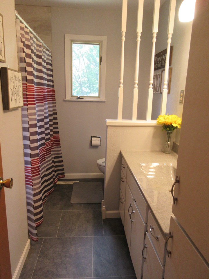 newly updated bathroom