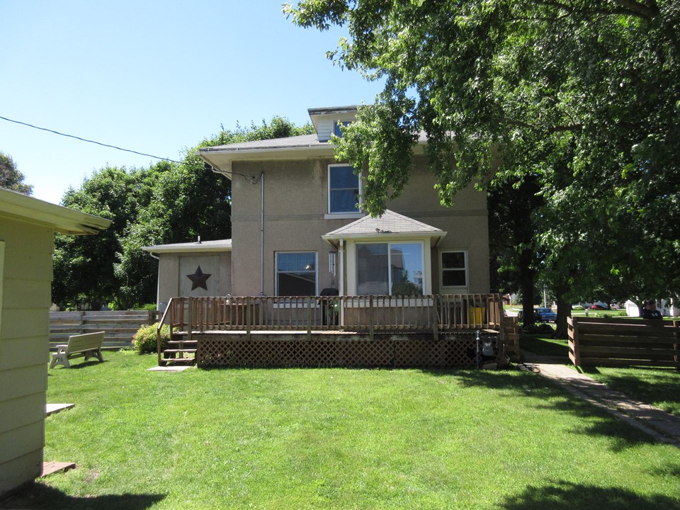 backyard and deck