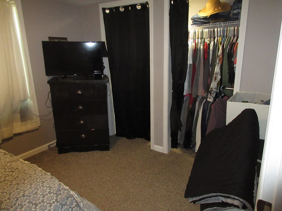 bedroom one closets