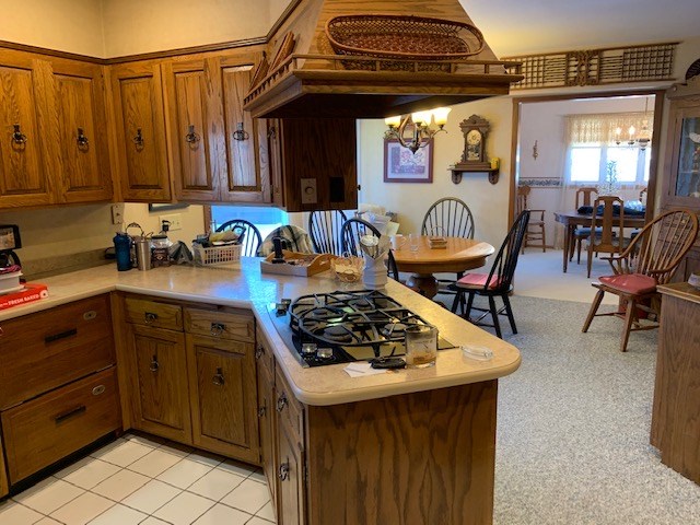 kitchen and dining