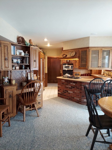 dining and kitchen