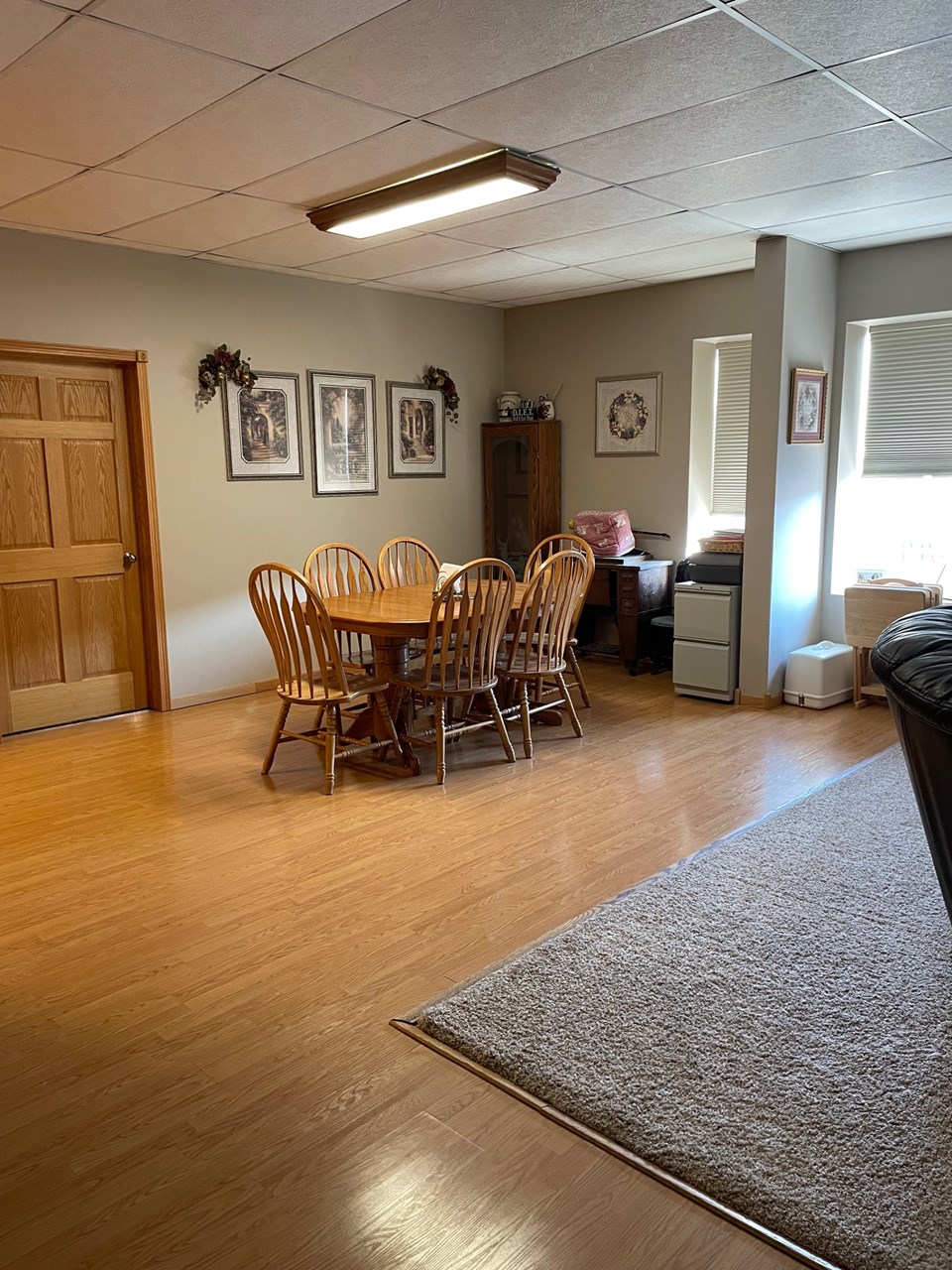 upstairs dining room