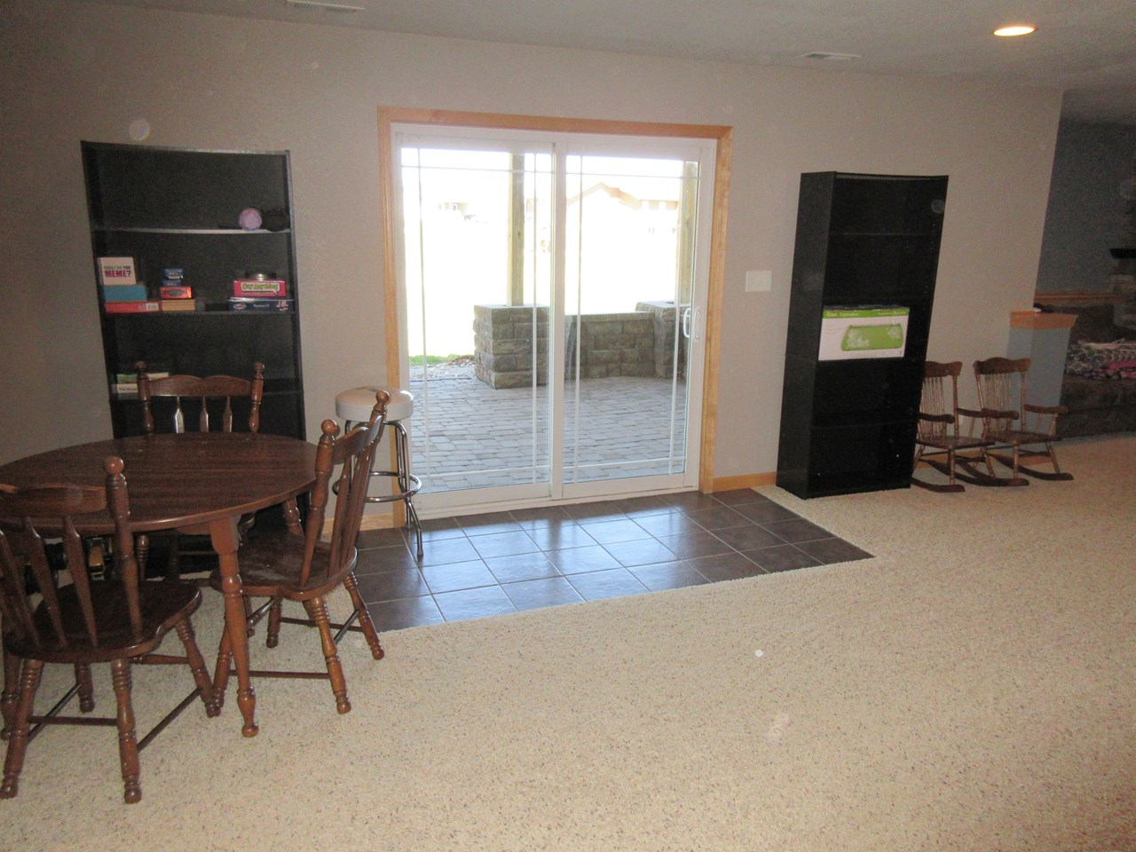 walk out from family room