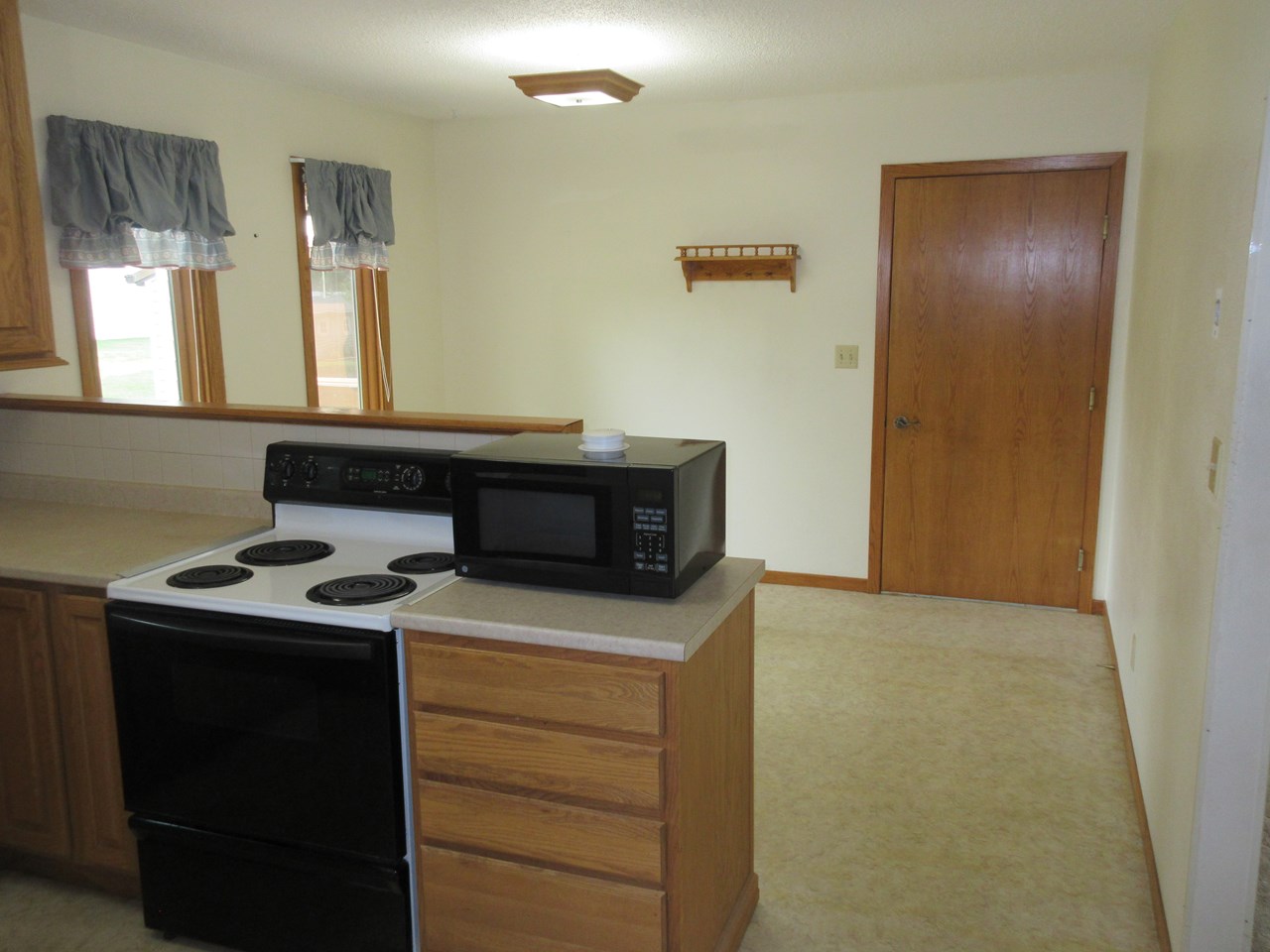kitchen and dining room