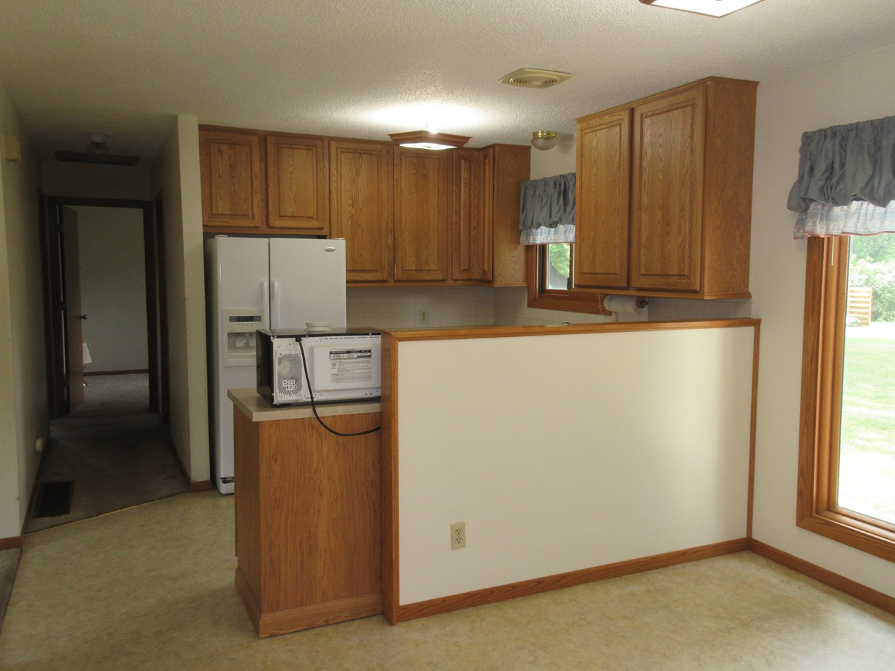 dining room and kitchen