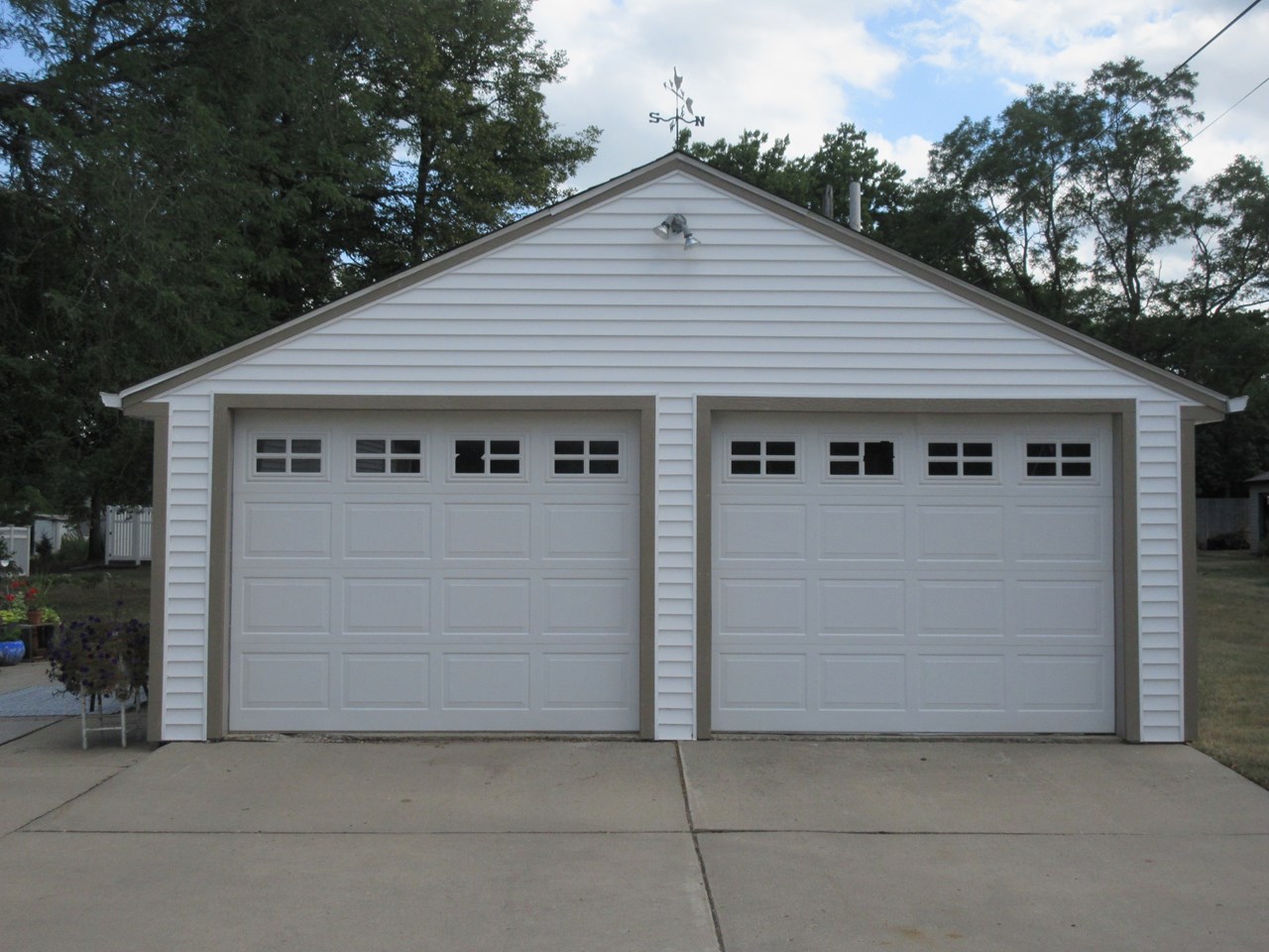 2 car garage
